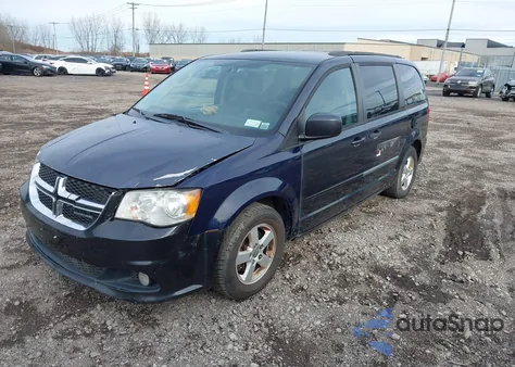 2013 Dodge Grand Caravan Sxt из США, поврежденный, VIN 2C4RDGCG8DR591669